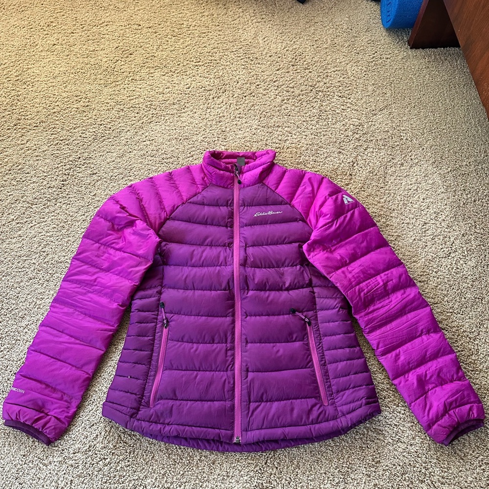 Eddie Bauer Women's Vibrant Purple Puffer Jacket
